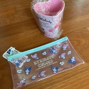 Sanrio My Melody cup and pouch